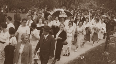 Am Sängerfest Oberleimbach 15. Juni 1938